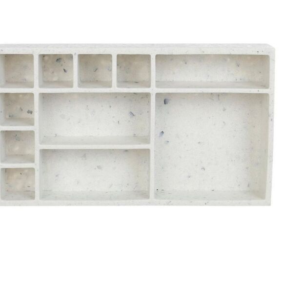 Danielle Creations 11 Compartment Marbled Beauty Organizer - Picture 2 of 5